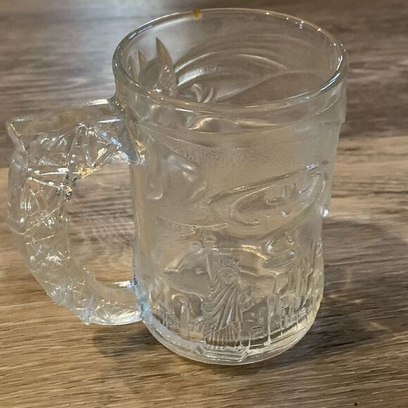 McDonalds 1995 Batman Forever Glass Mugs Set of 3 VTG Batman Glasses - Picture 7 of 7